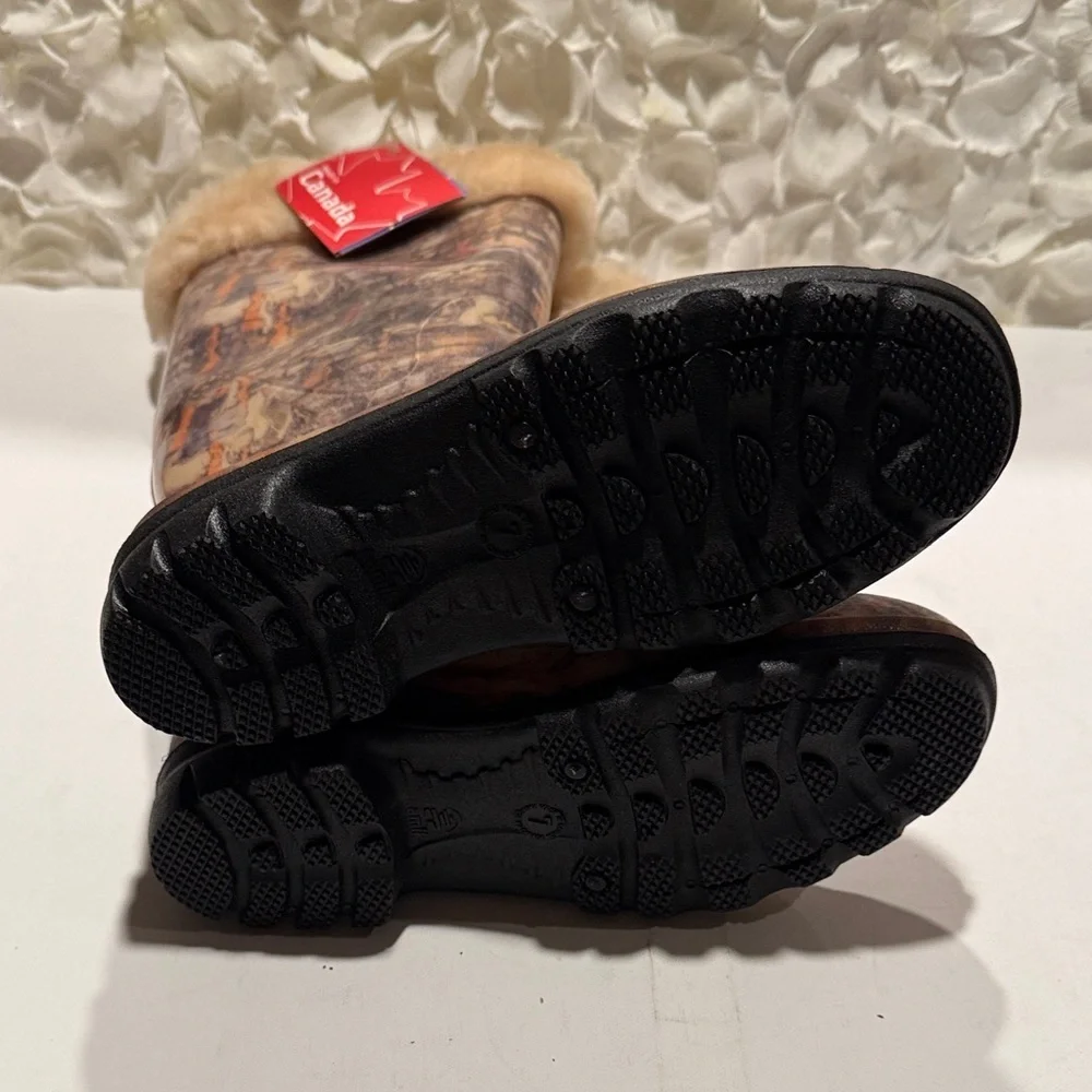 Kamik Women's Brown Patterned Winter Boots